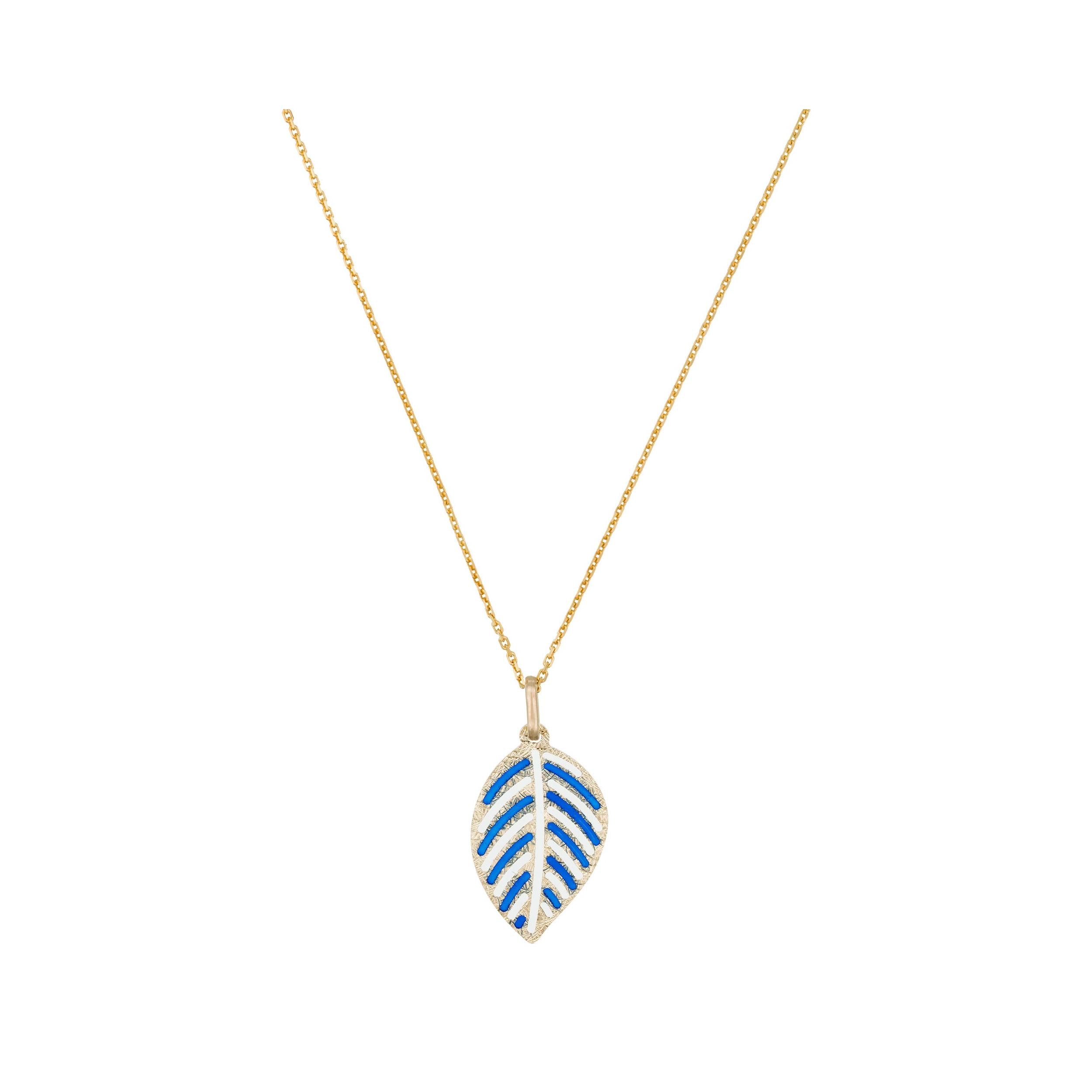 Pendentif "Feuilles Pendantes" Or Jaune 375/1000