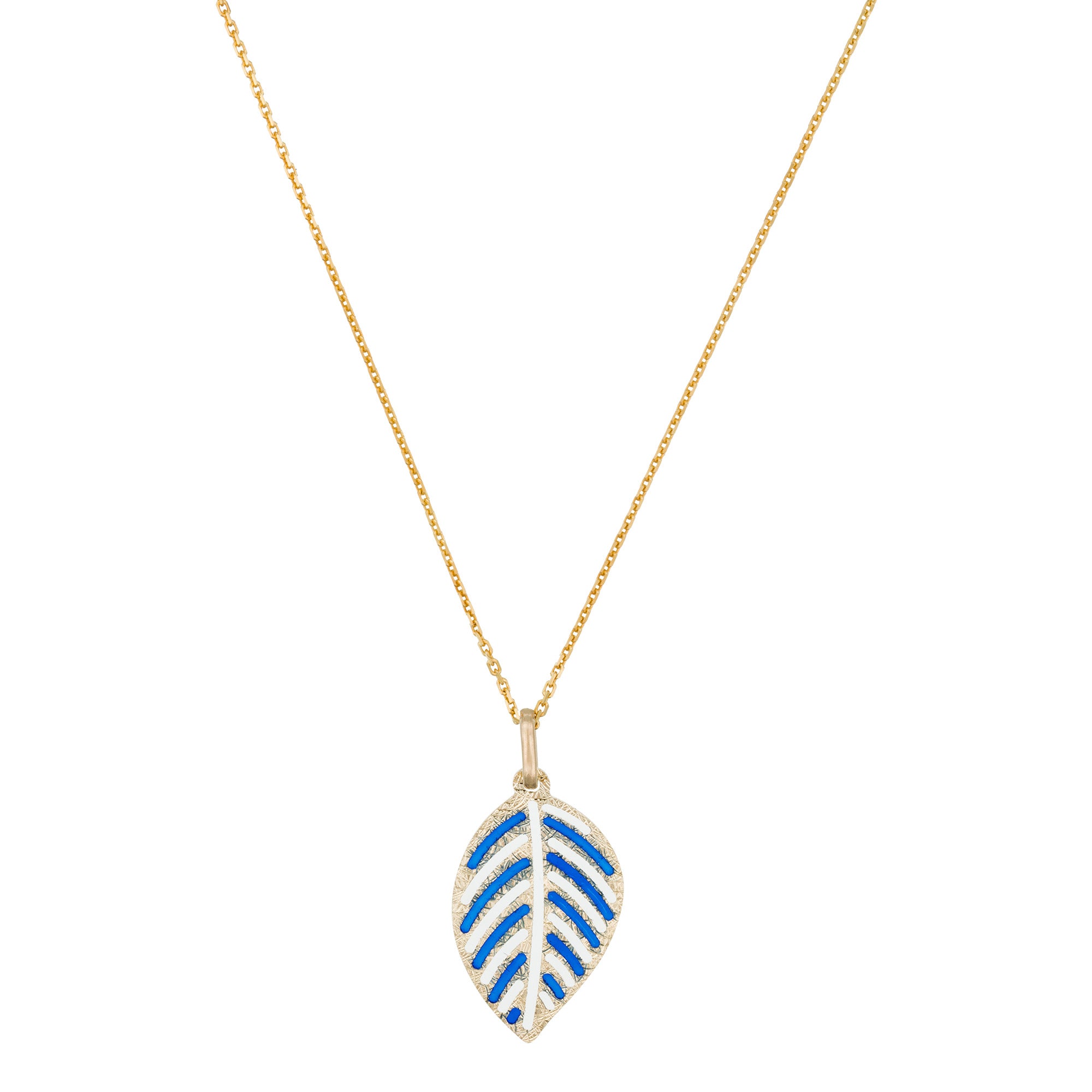 Pendant "Dangling Leaves" Yellow Gold 375/1000