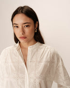 Blusa Plume - Crudo
