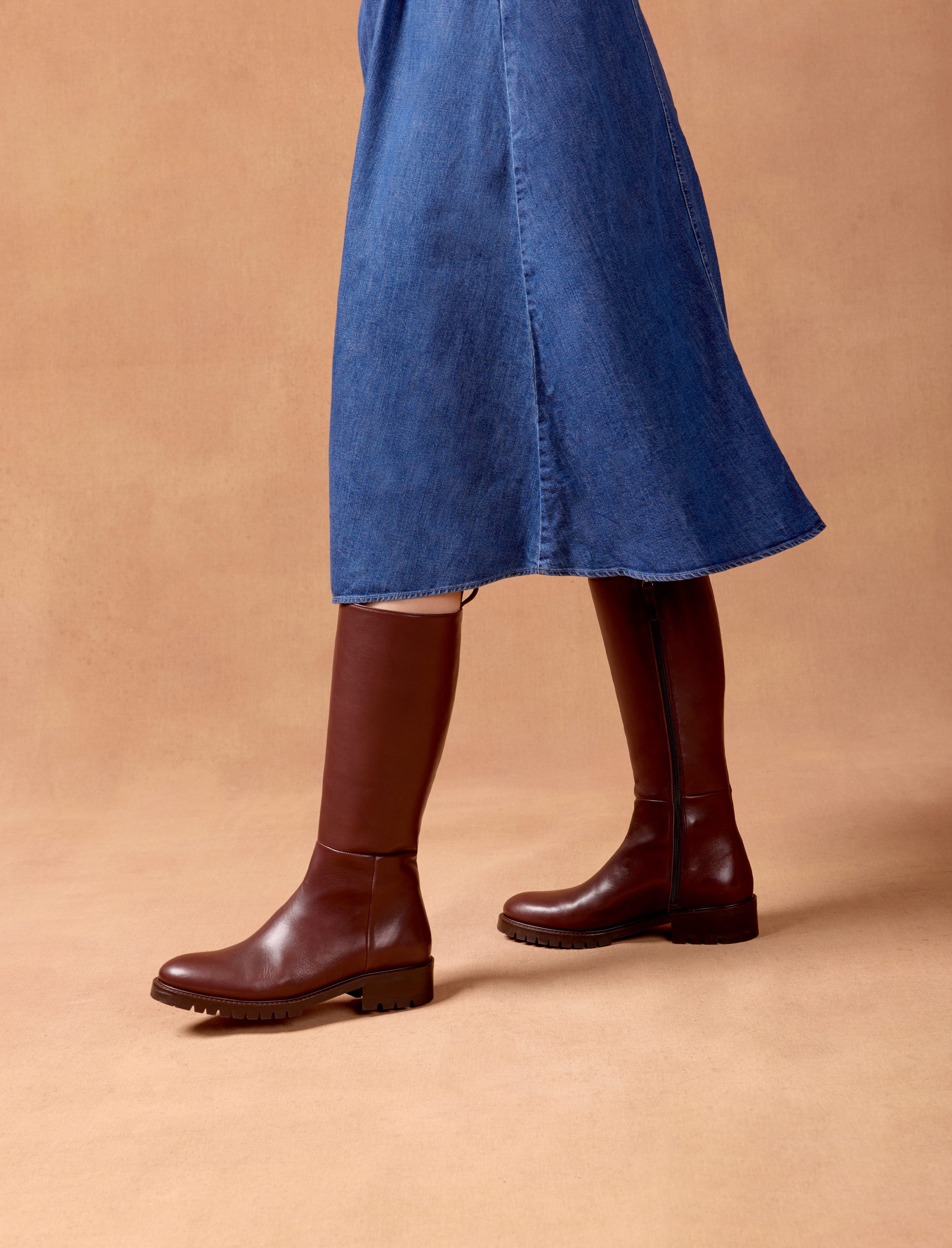 Botas Ingrid - Ébano - Mujer