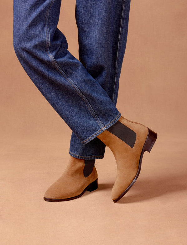 Bottines Monica - Châtain - Femme