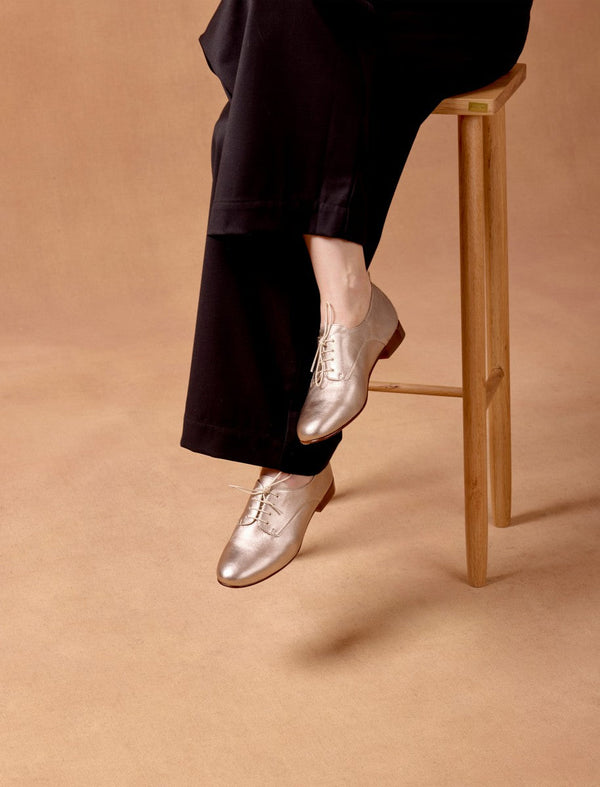Louise Derbies - Gold - Women