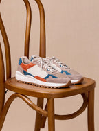 Running Scott - Taupe & Azul Petróleo - Hombre
