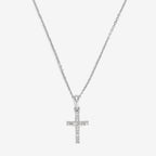 Pendentif "Croix Du Bonheur" Diamants 0,06Ct/16