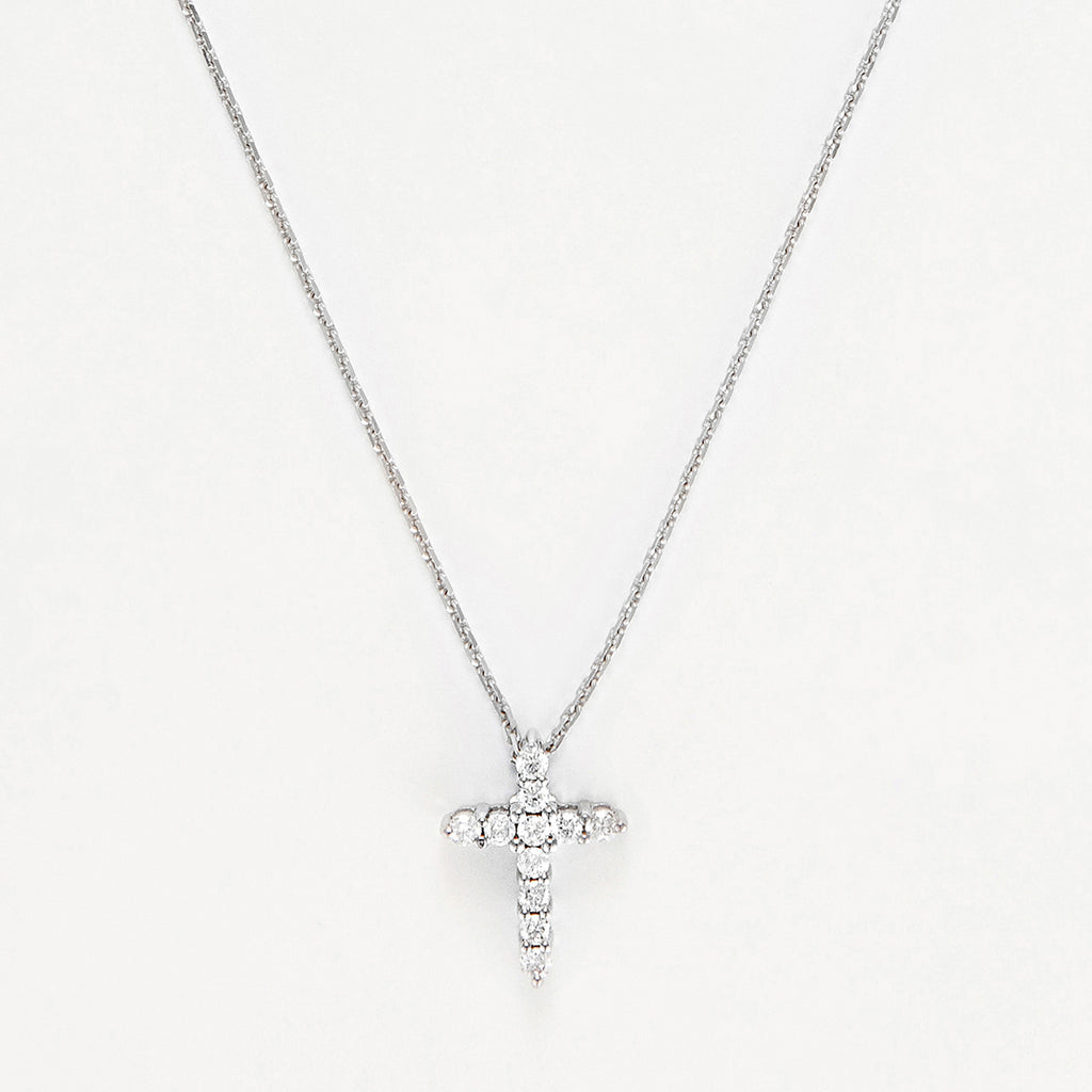 Ciondolo "Sacra Croce" Diamante 0,17Ct/11
