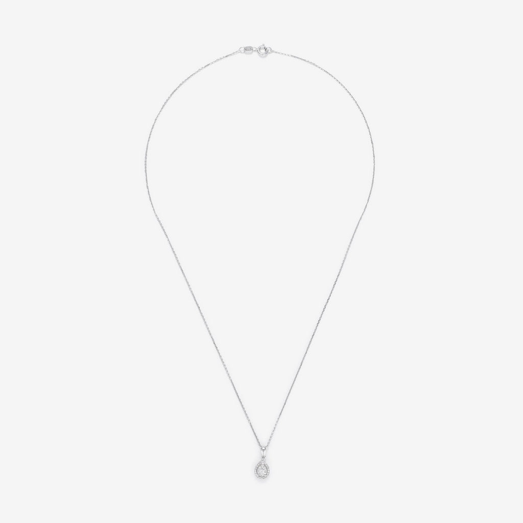 “Goutte Merveilleuse” Pendant Diamonds 0.16/32 – White Gold
