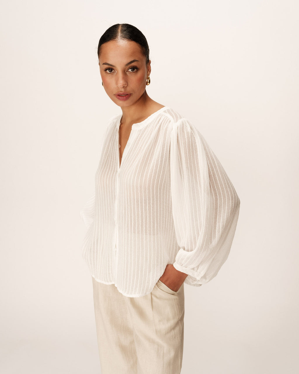Blusa Poesie - Crudo