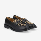 Calia Moc W - B.Calf/P.Animal - Black/Brown