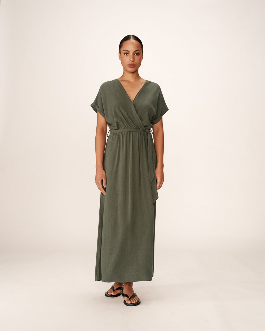 Pollen Long Dress - Green
