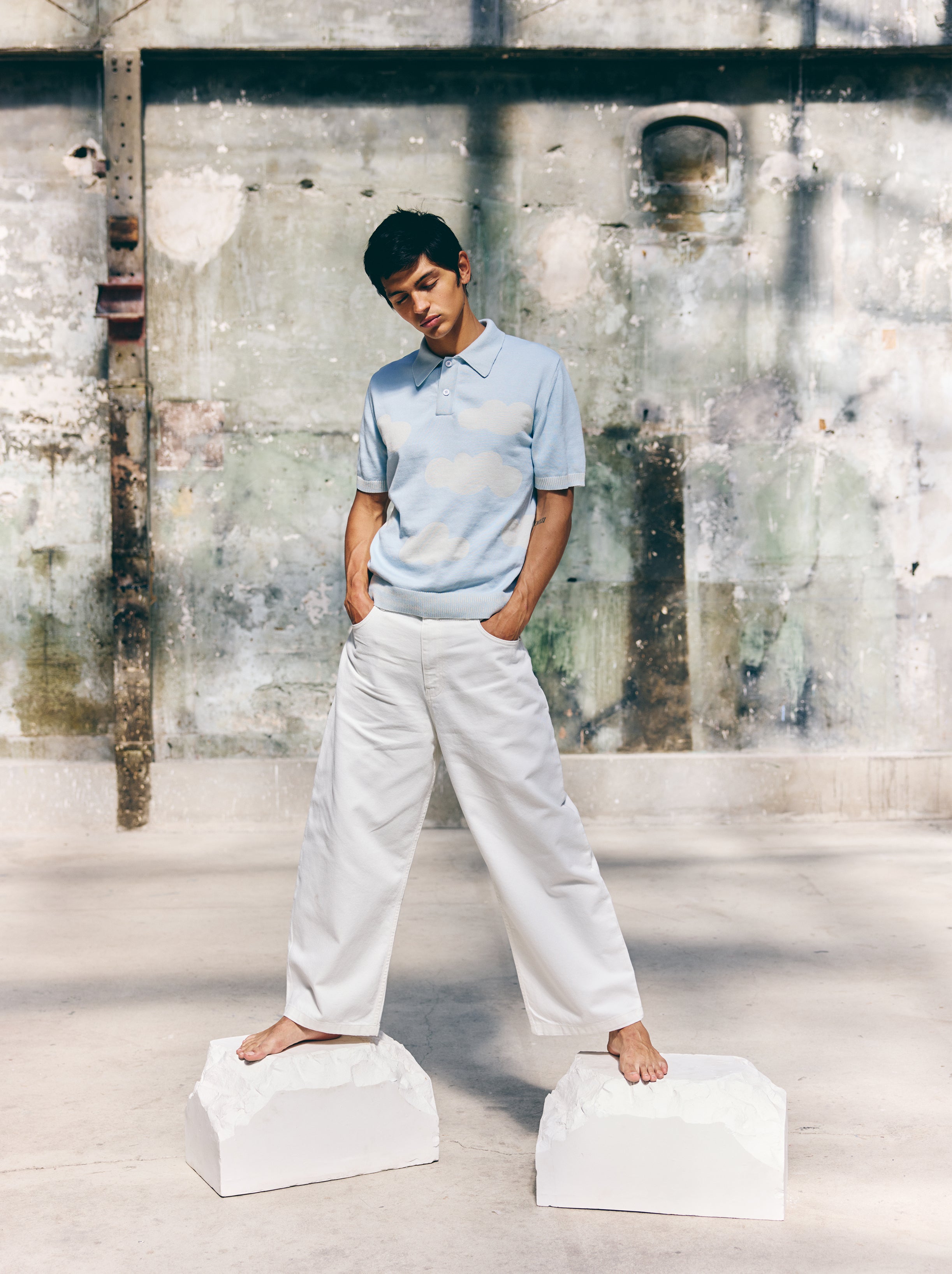 Unisex Polo Shirt Clouds Sky