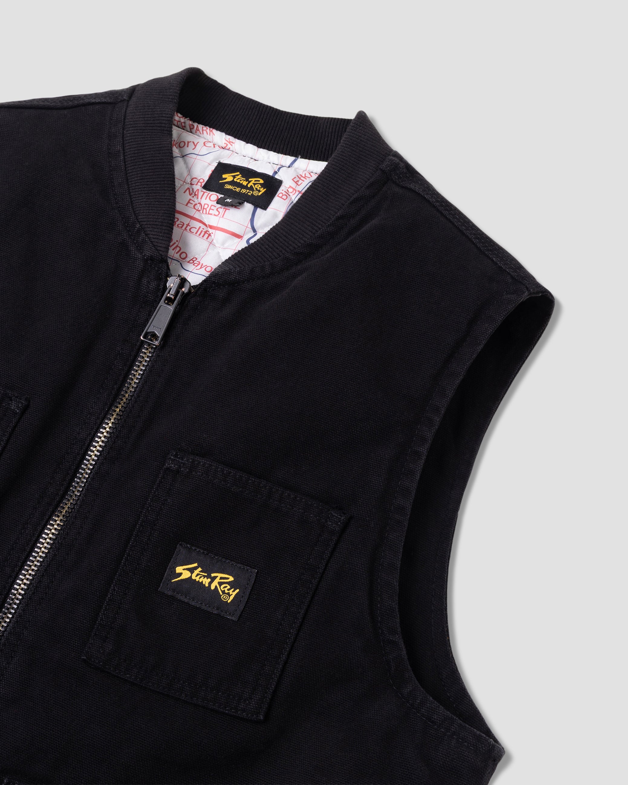 Gilet Pork Chop - Washed Black Duck