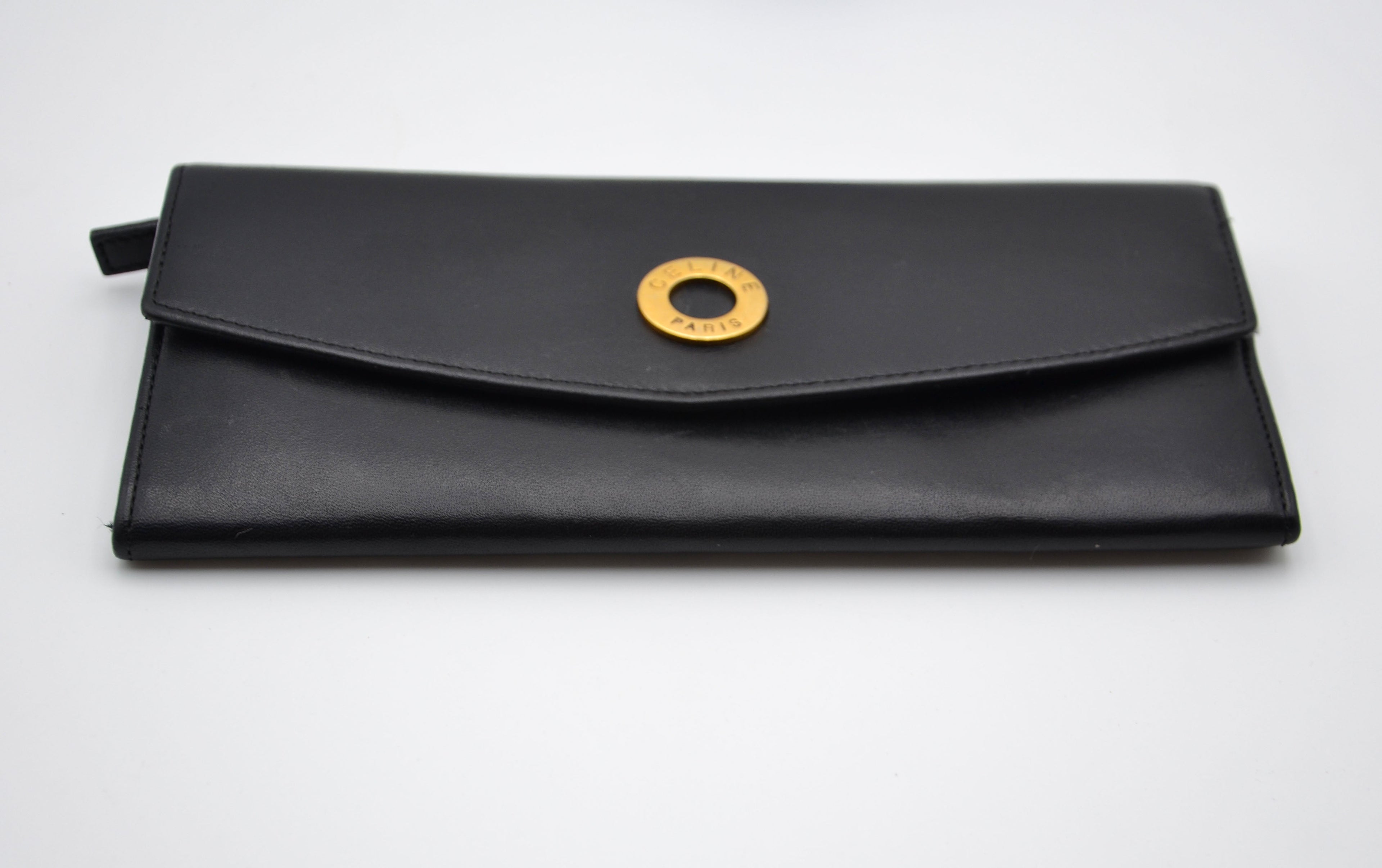 Portefeuille Celine Cuir Noir