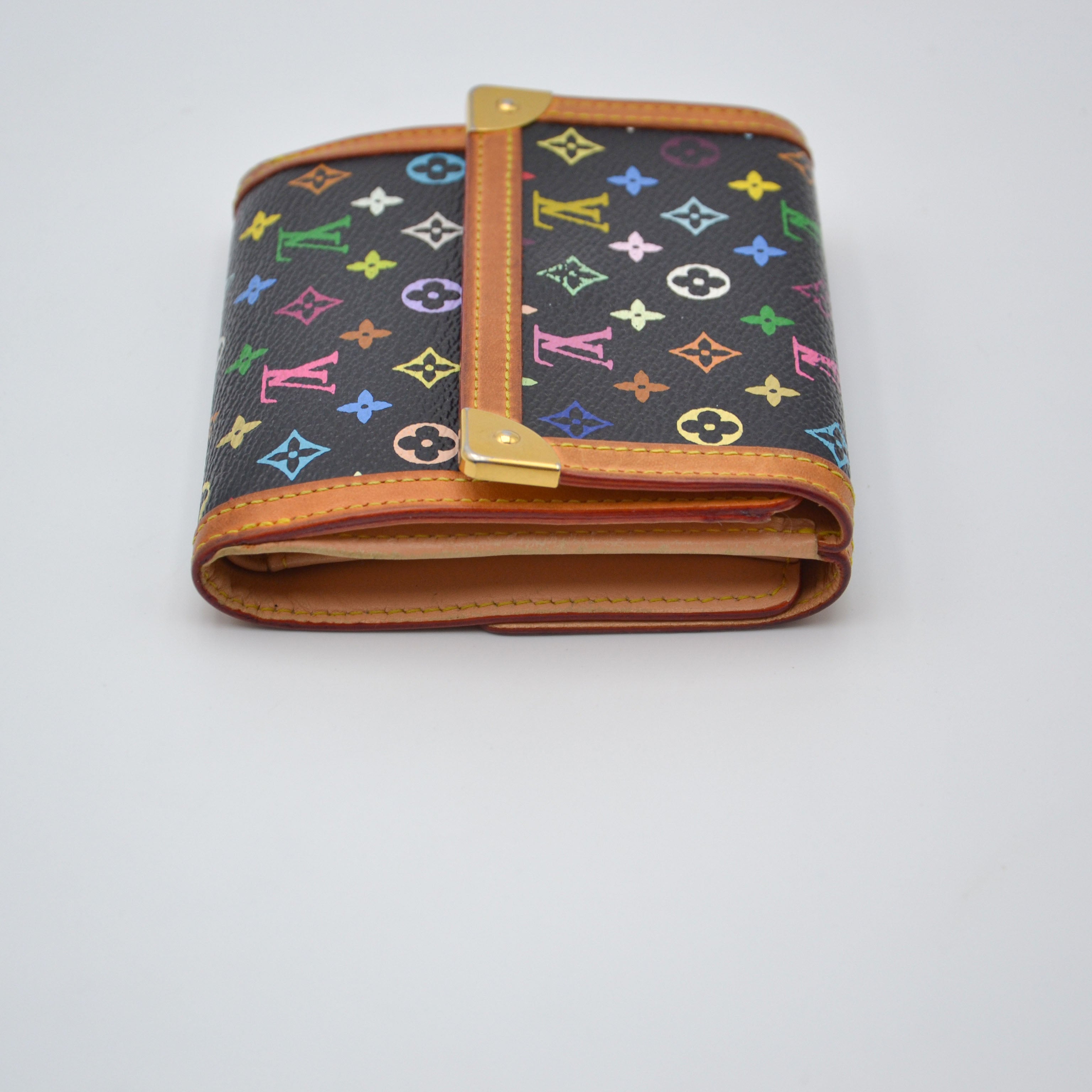Portefeuille Louis Vuitton Murakami Multicolore Noir