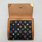 Portefeuille Louis Vuitton Murakami Multicolore Noir