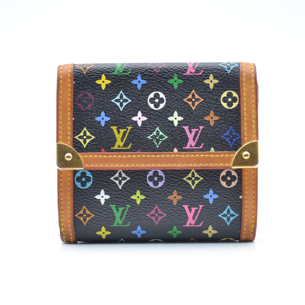 Portefeuille Louis Vuitton Murakami Multicolore Noir
