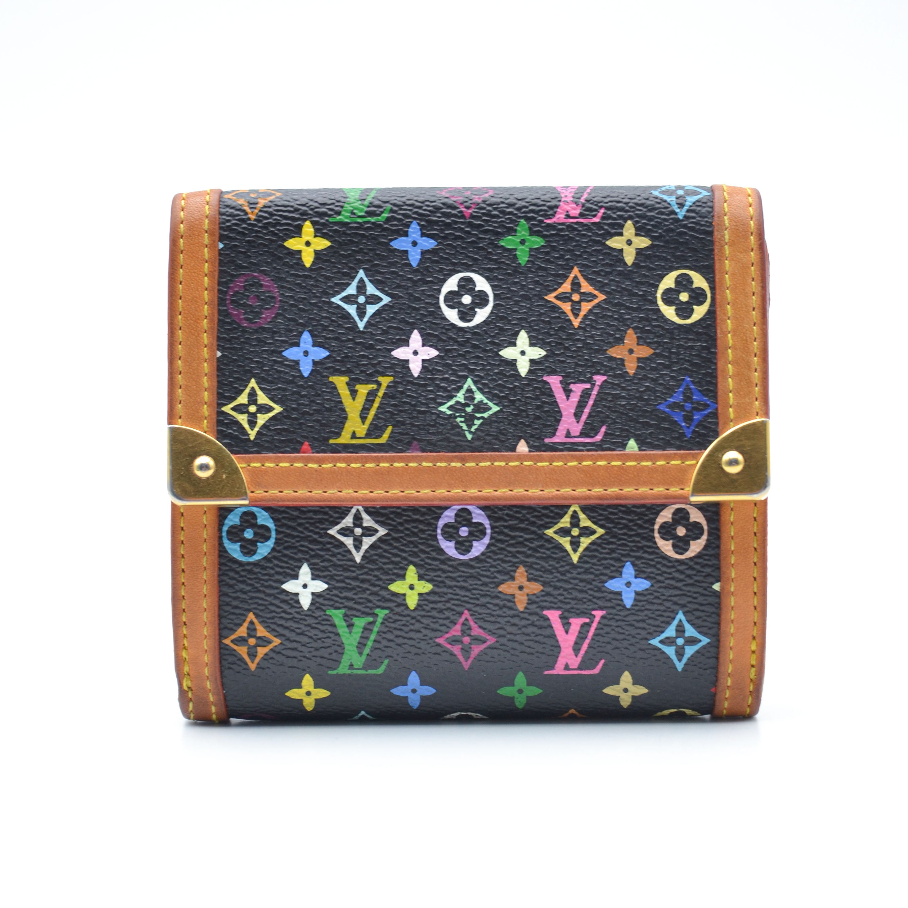 Portefeuille Louis Vuitton Murakami Multicolore Noir