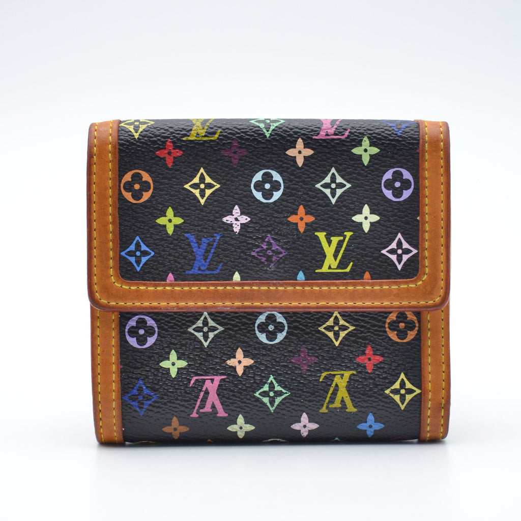 Portefeuille Louis Vuitton Murakami Multicolore Noir