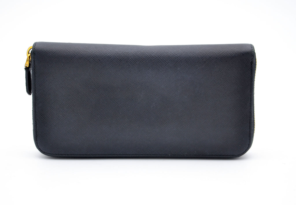 Portefeuille Long Prada En Cuir Saffiano