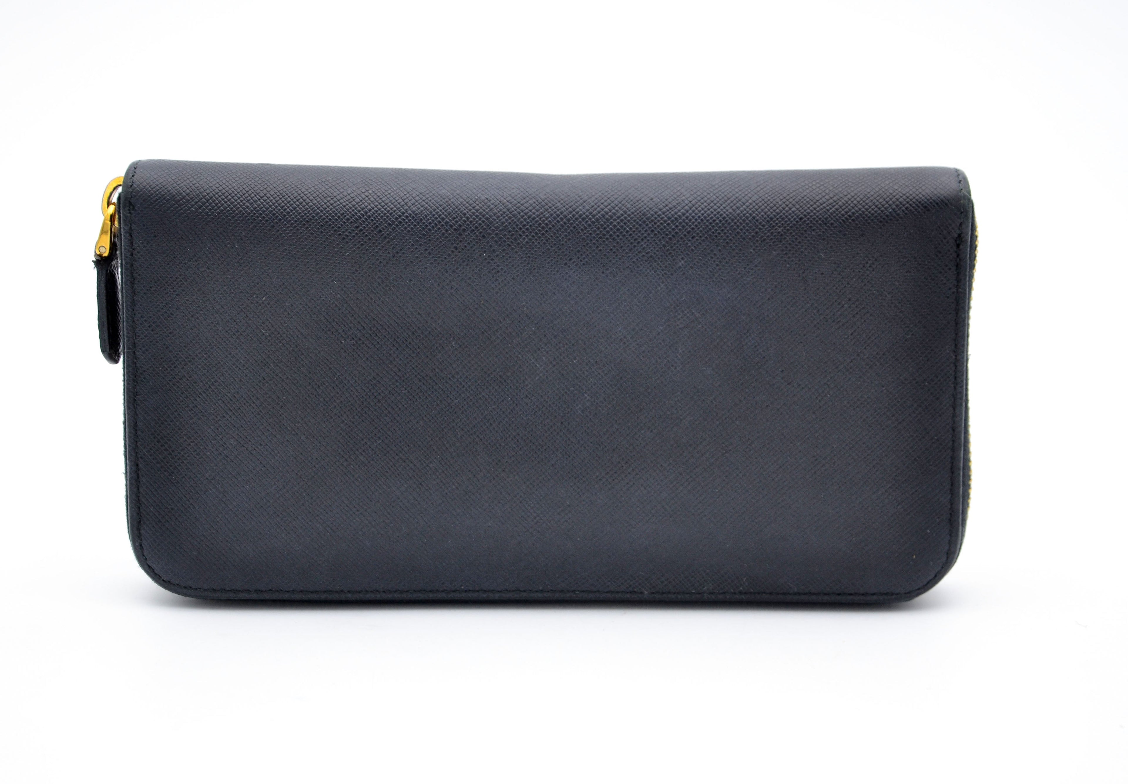 Portefeuille Long Prada En Cuir Saffiano