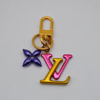 Porte-Clés Louis Vuitton Lv Initials & Fleur Monogram