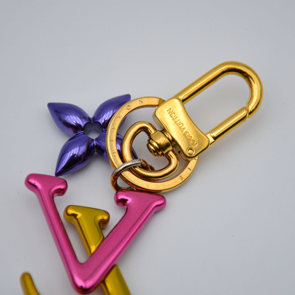 Porte-Clés Louis Vuitton Lv Initials & Fleur Monogram