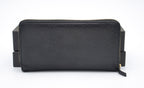 Gucci Long Zippy Wallet in Black Guccissima Leather