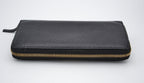 Gucci Long Zippy Wallet in Black Guccissima Leather