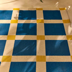Positano - Tapis D'Extérieur - Polypropylène/Polyester - Bleu