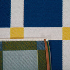 Positano - Tapis D'Extérieur - Polypropylène/Polyester - Bleu