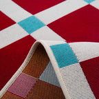 Positano - Tapis D'Extérieur - Polypropylène/Polyester - Bordeaux