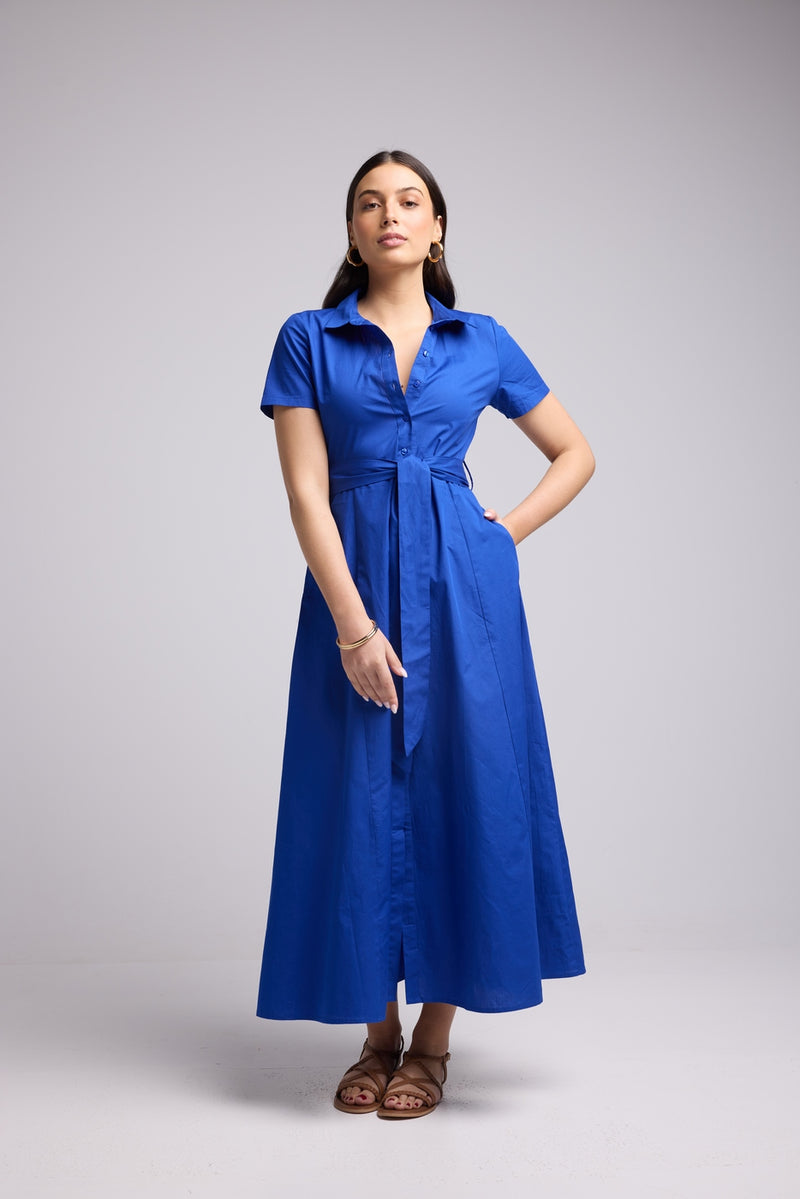 Robe Longue - Poti - Bleu