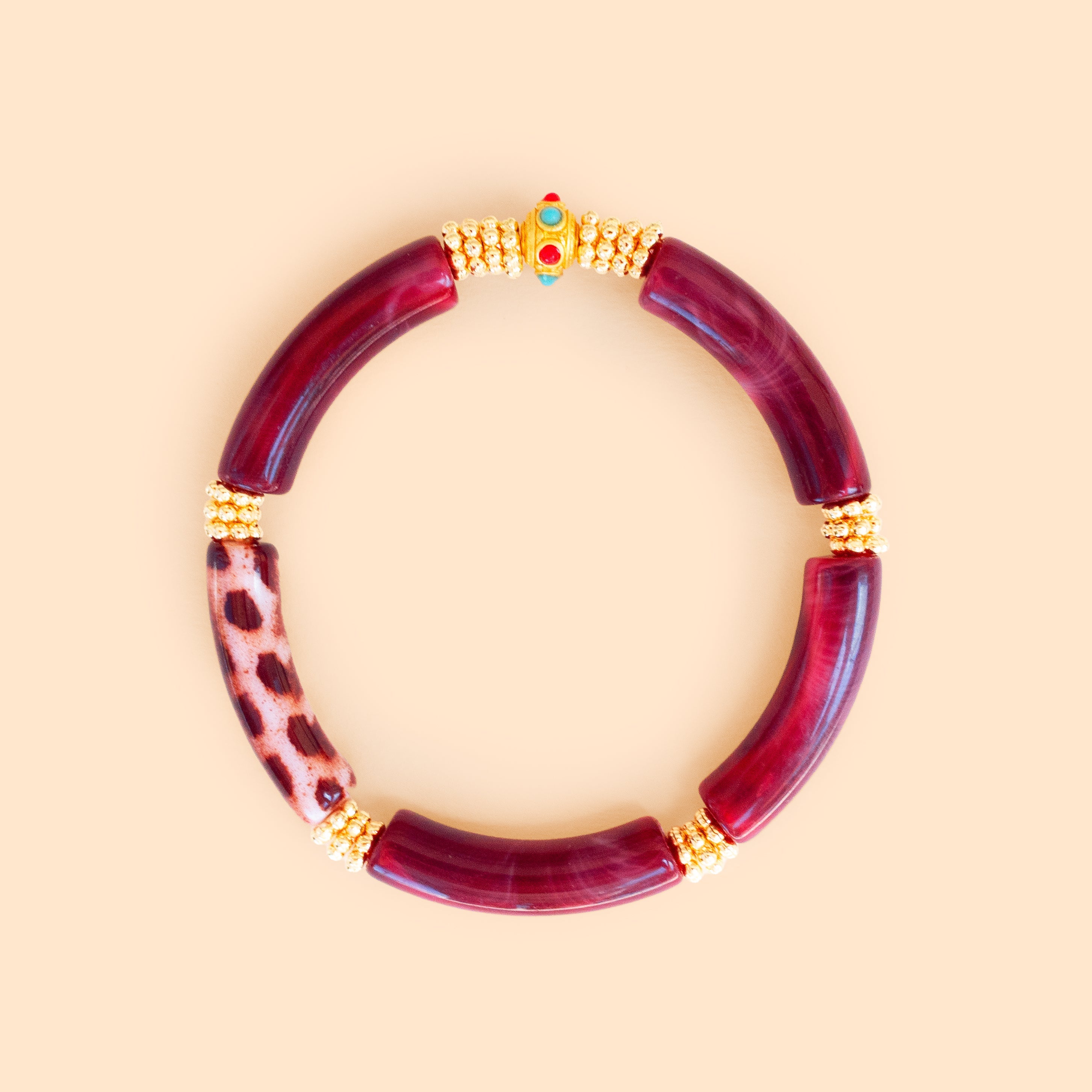 Pulsera Juhu - Monochrome Pourpre