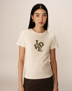 Camiseta Poussin - Beige