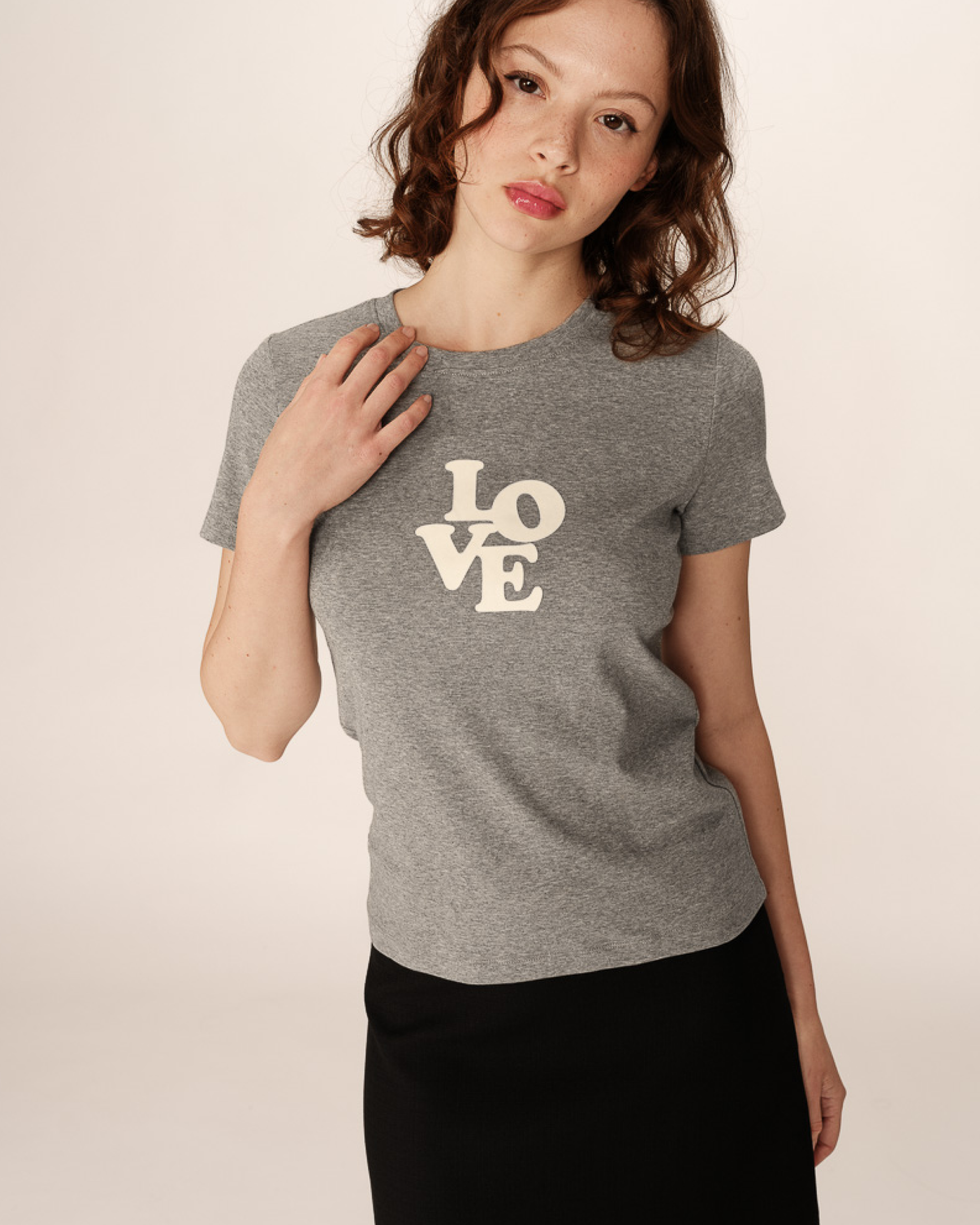 Camiseta Poussin - Gris