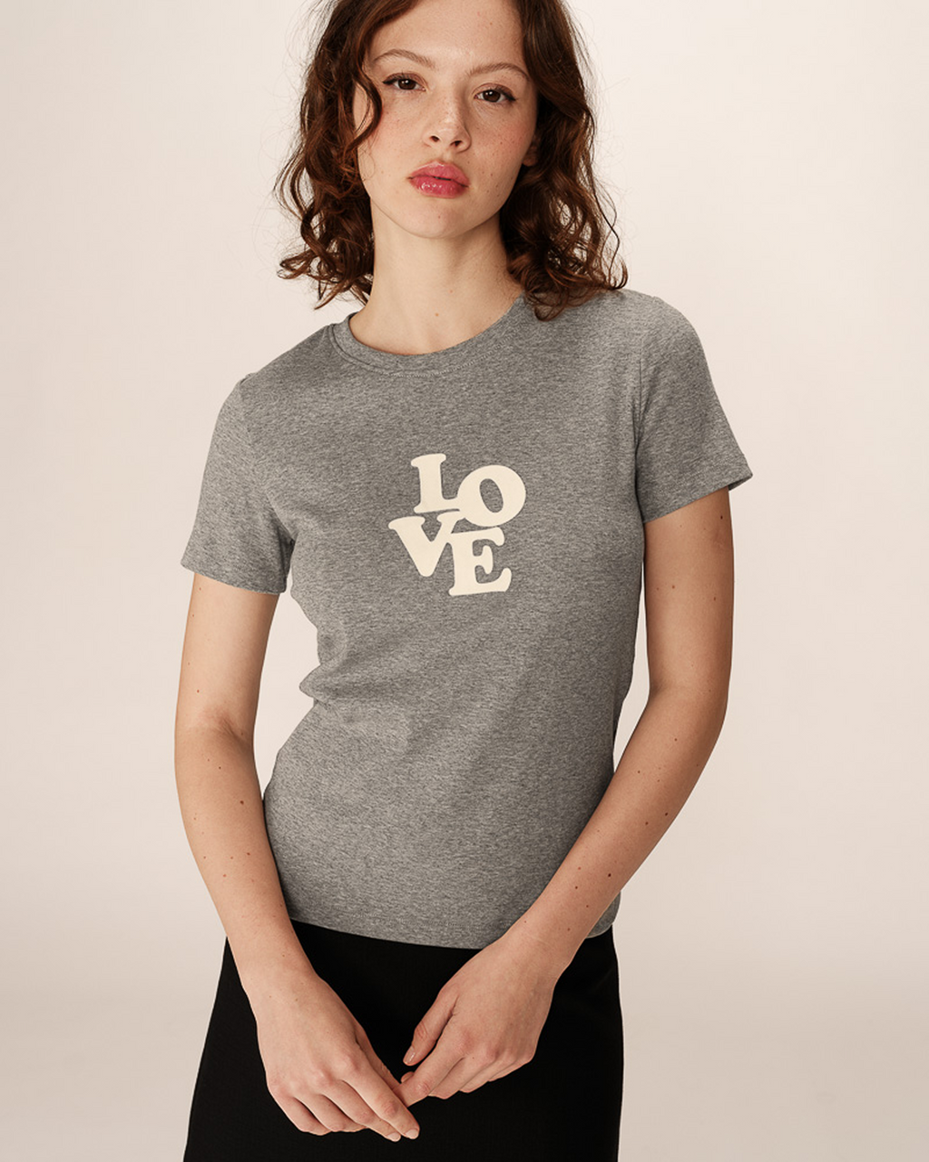 Camiseta Poussin - Gris