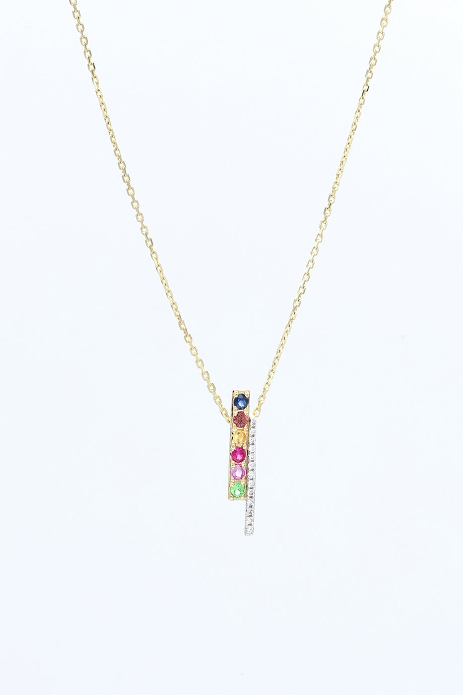 "Layana" pendant D0.34/13 - 375/1000 Yellow Gold