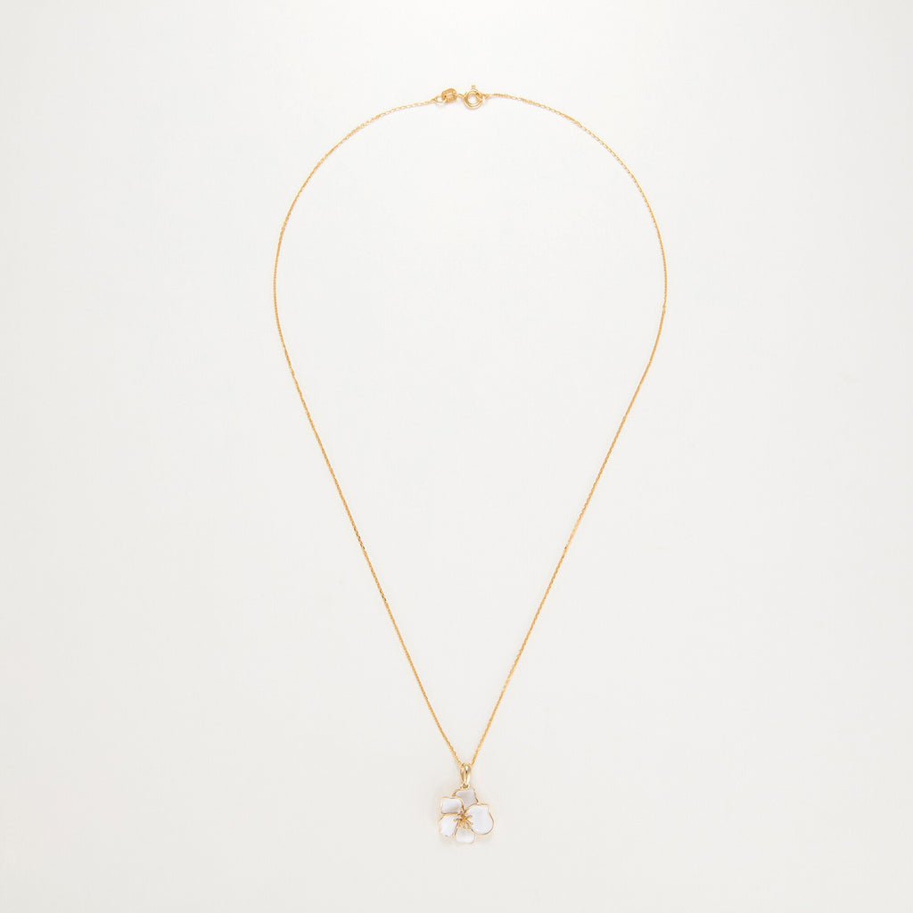 Colgante "Orquídea" - Oro amarillo 375/1000