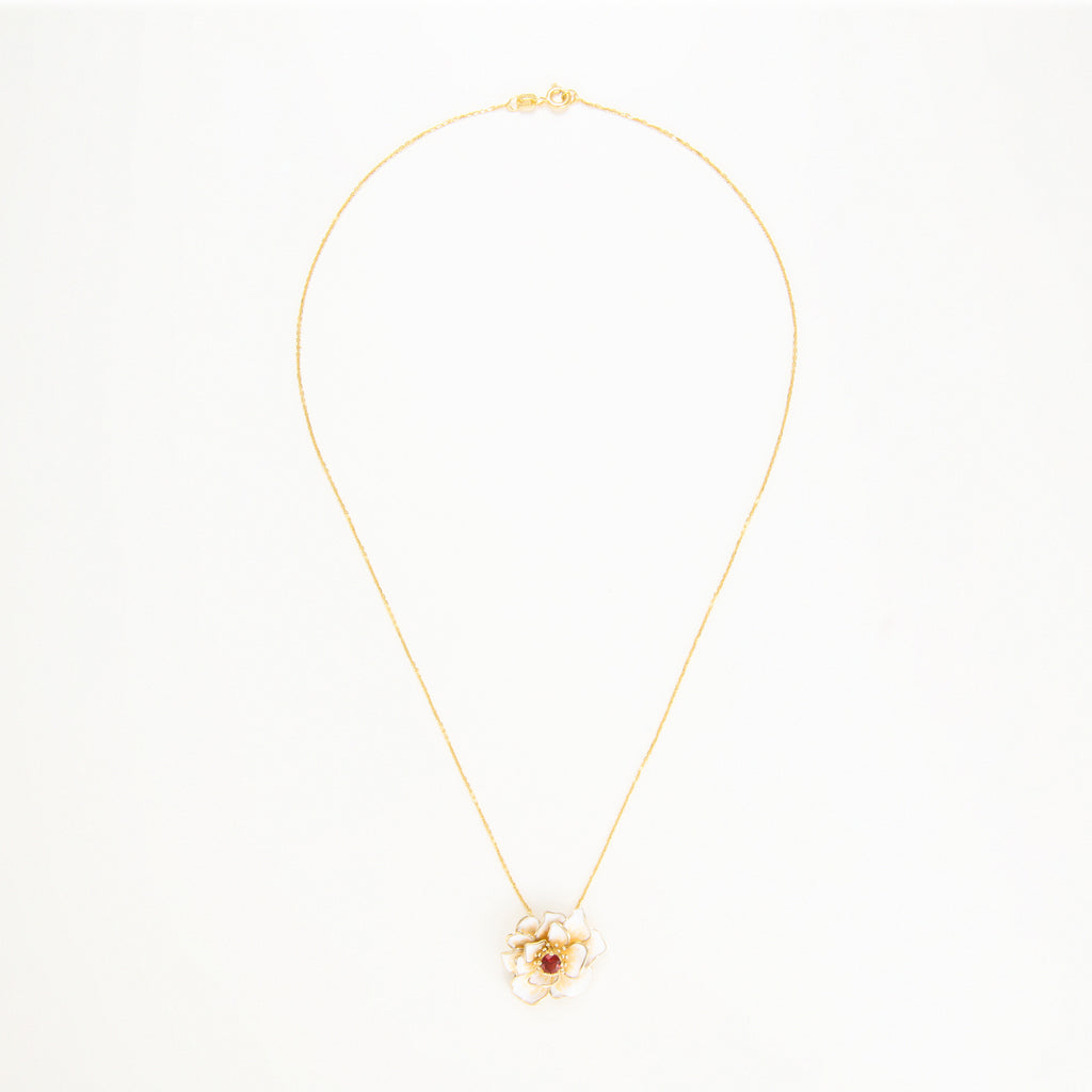 Pendentif  "Fleur Flamboyante"