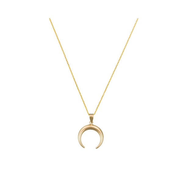 “Half Moon” Pendant 375/1000 Yellow Gold