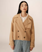 Trench Corto Camel Printemps