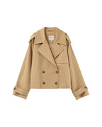 Trench Corto Camel Printemps
