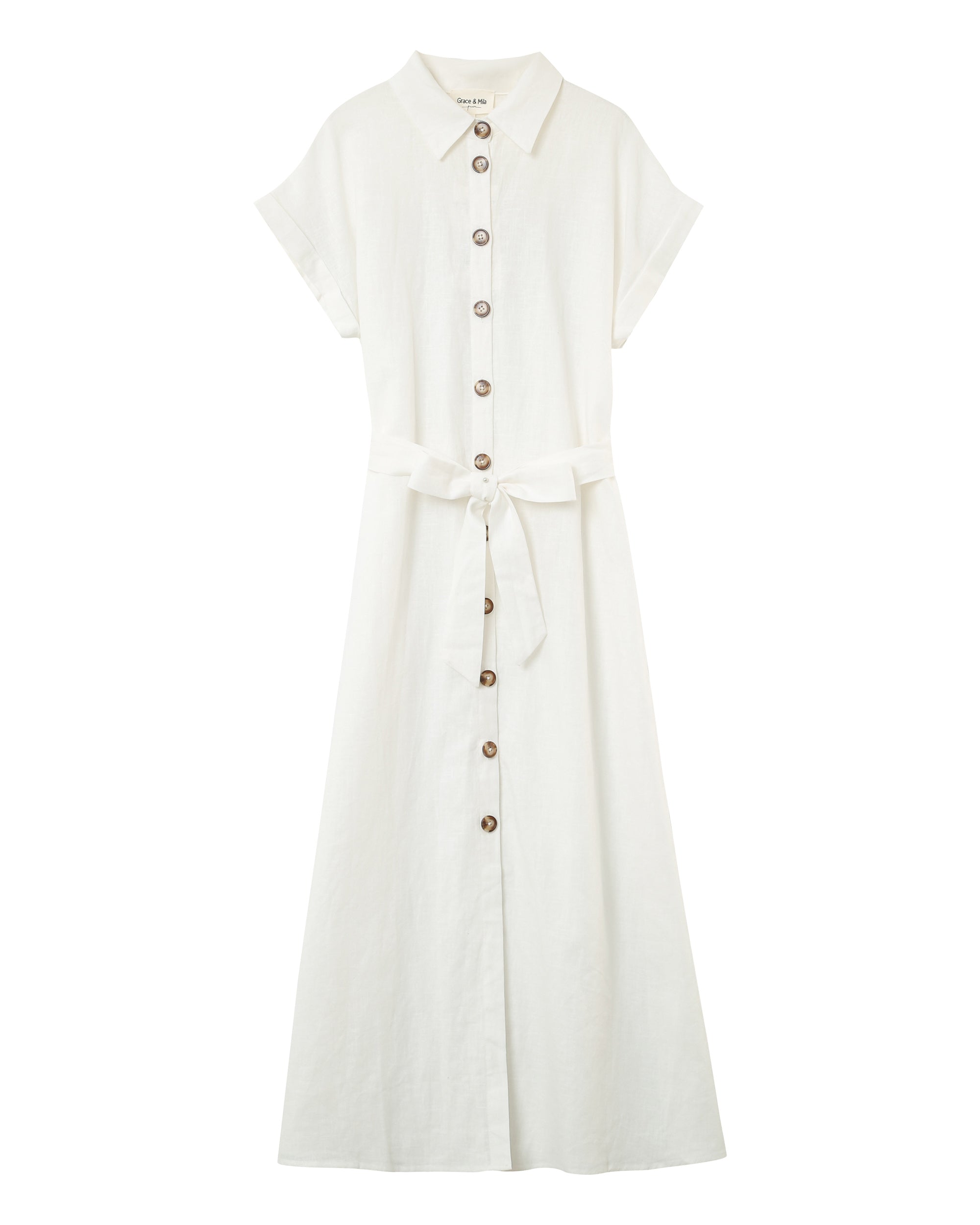 Prudence Long Dress - Ecru