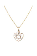 “Arabesque Hearts” Pendant 375/1000 Yellow Gold