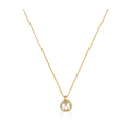 Pendant "Golden Letter M" 375/1000 Yellow Gold