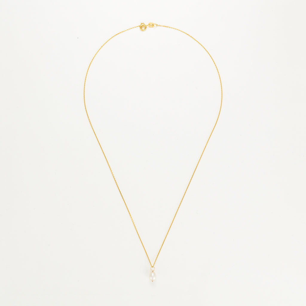 Pendentif Gama Perle - Or Jaune