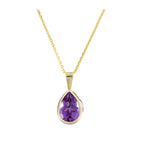 Amethyst Drop Pendant
