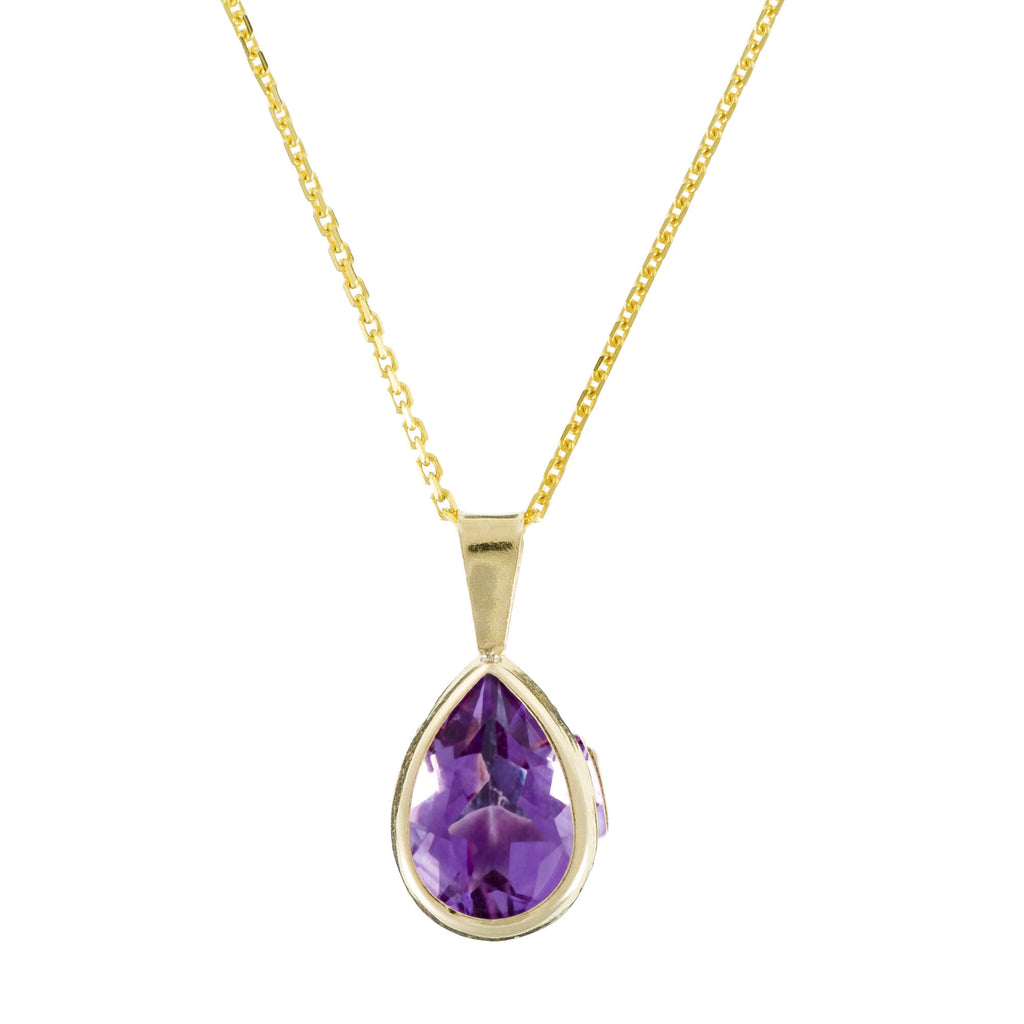 Amethyst Drop Pendant