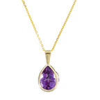 Amethyst Drop Pendant