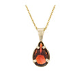 Garnet Drop Pendant 1.56Ct/1