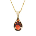 Garnet Drop Pendant 1.56Ct/1
